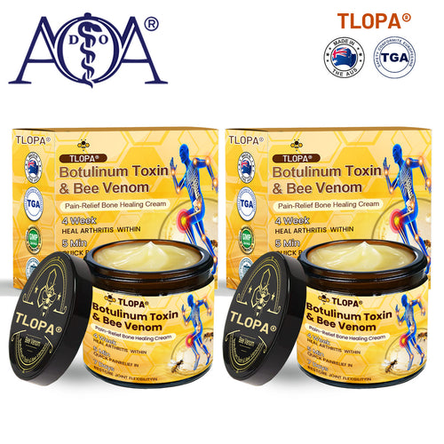 公式ストア:TLOPA® ボツリヌス毒素＆ビーベノム鎮痛骨治癒クリーム🌞オーストラリア整形外科協会（AOA）認定🔴