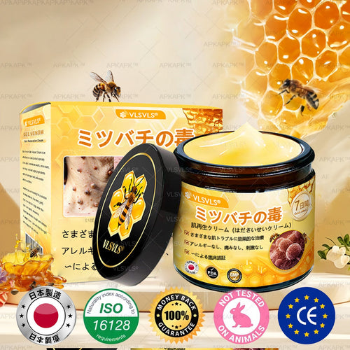 アメリカ製✨VLSVLS® 蜂毒リニューアルクリーム – 本日最終日！80％オフのチャンスをお見逃しなく！🐝